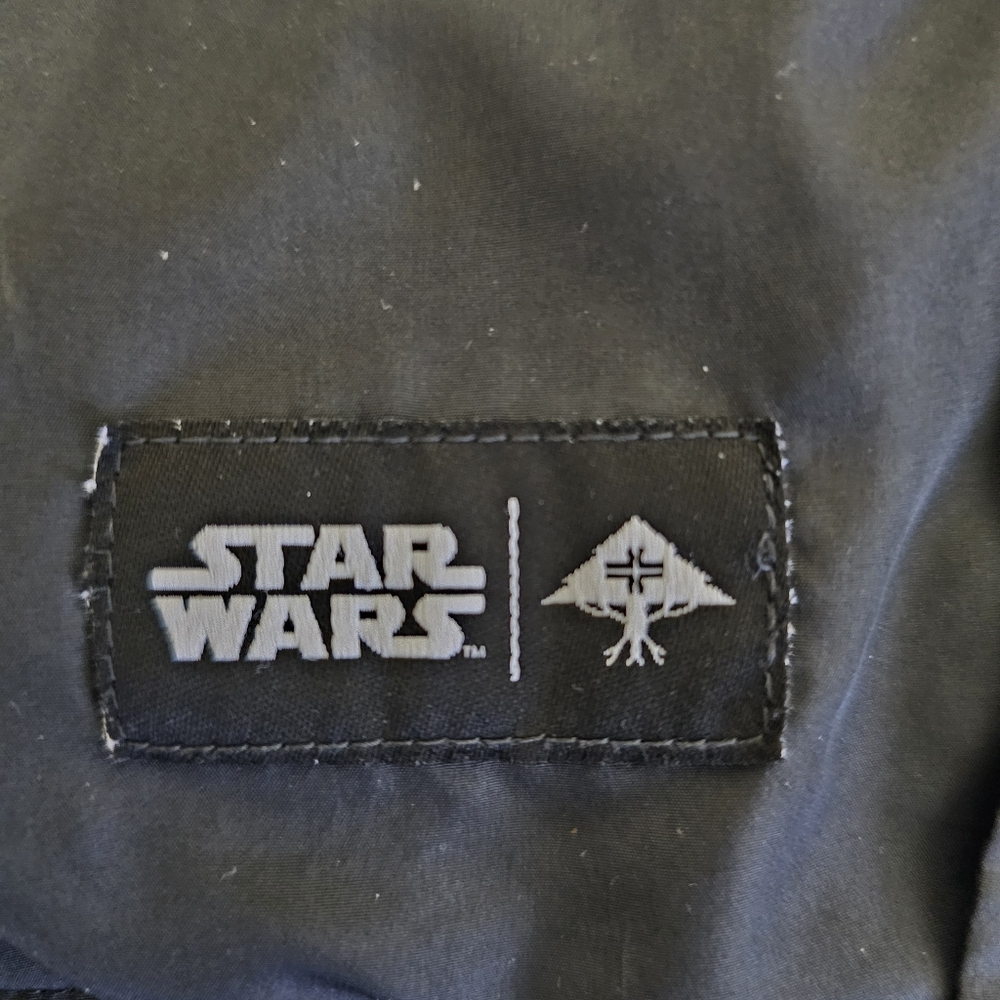 Star Wars x LRG Darth Vader Coach Jacket Black Streetwear Windbreaker - Picture 6 of 10